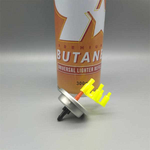 High-Performance Butane Refill Valve for Portable Camping Stoves with Leak-Proof Brass Construction