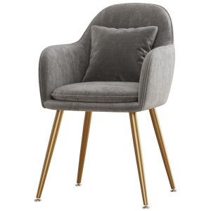 China Modern Italian French Sillas Fabric Velvet Kitchen Dining Chair with Adjustable Height and 47*44*83cm Dimensions wholesale