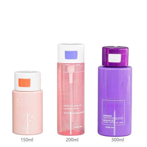 150ml 200ml 300ml makeup remover bottle cosmetic plastic bottle PET PP Personal Care