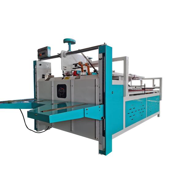 3 layer Semiauto Corrugated Carton Folder Gluer Machine For Box Gluing Folding