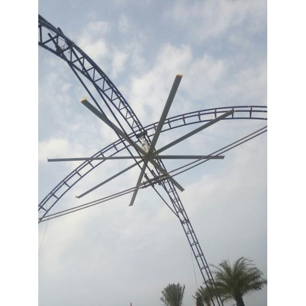 Quality Kale 24ft Size High Volume Ceiling Fans 8 Blade With Aluminum Alloy Blades for sale