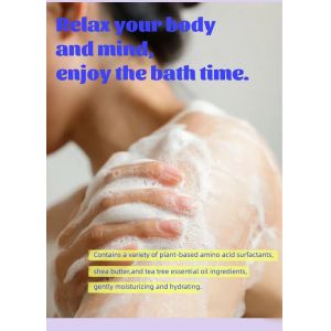 Custom Shower Sheets Lightweight And Compact Body Wash Sheets Biodegradable