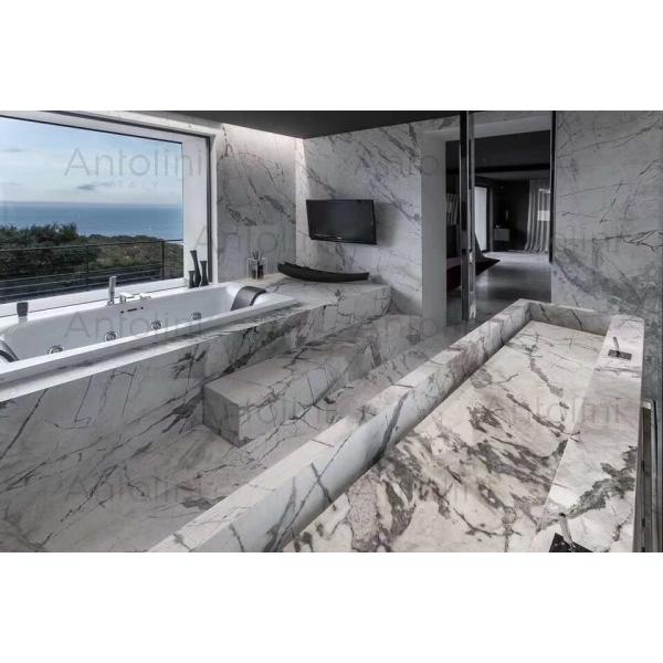 White marble HanJiangXue big slab tile stone