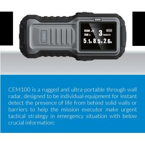 China Through Wall Radar With 4 Hours Battery Working Time wholesale