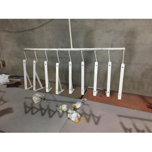 Garden Decorative 2.0mm 2.8mm Steel Shelf Brackets With Hook