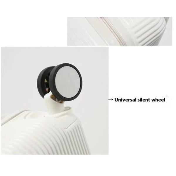 Custom Logo Accepted TSA Lock Front-opening Luggage in Aluminium Alloy Trolley for Business-Ready Travel and Unisex