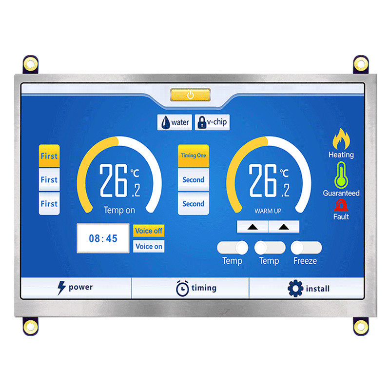 1024x600 LCD 7 Inch HI Multipurpose TFT IPS Display 22 Pin