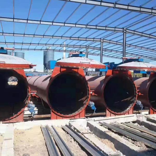 Industrial 2m diameter double door AAC Autoclave Steam for Concrete Block Manufacturing Plant