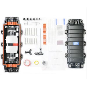 China Durable Fiber Optic Splice Closure 3 In 3 Out Bunchy 96F Ribbon 144F IP68 Protection wholesale