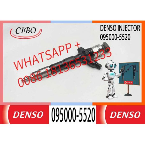 2KD 2KD-FTV 23670-0L010 095000-5520 Diesel Engine Parts Fuel Injector Common Rail Injector Assembly for Toyota Hilux Hiace 2.5D