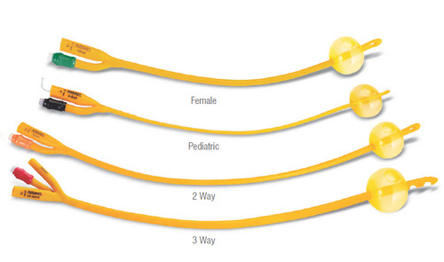 Three Way Two Way Balloon Latex Foley Catheter For Urology Surgery