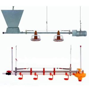 Buy cheap Fully Automatic Chicken Feeding Line 14/16 Partitions 450kg/H from wholesalers