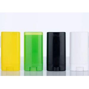 China Mini Round 15g PP Plastic Deodorant Containers Hotstamping Printing wholesale