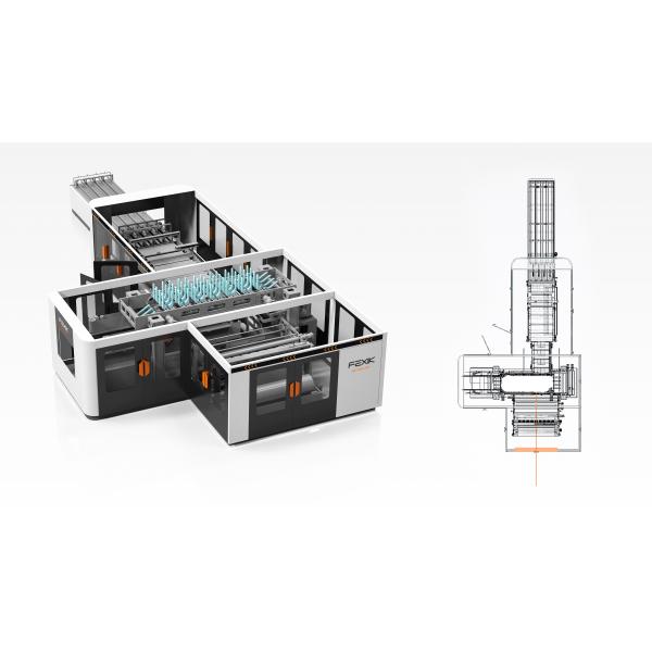 Pack L90mm 100packs/Min Small Scale Tissue Paper Making Machine