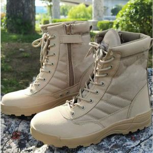 Customization Durable Black Boots Tactical Combat Boot Men Leather Military