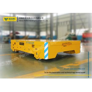 China Customized Material Transfer Cart , Electric Material Handling Trolley Transfer Flatbed Cart wholesale