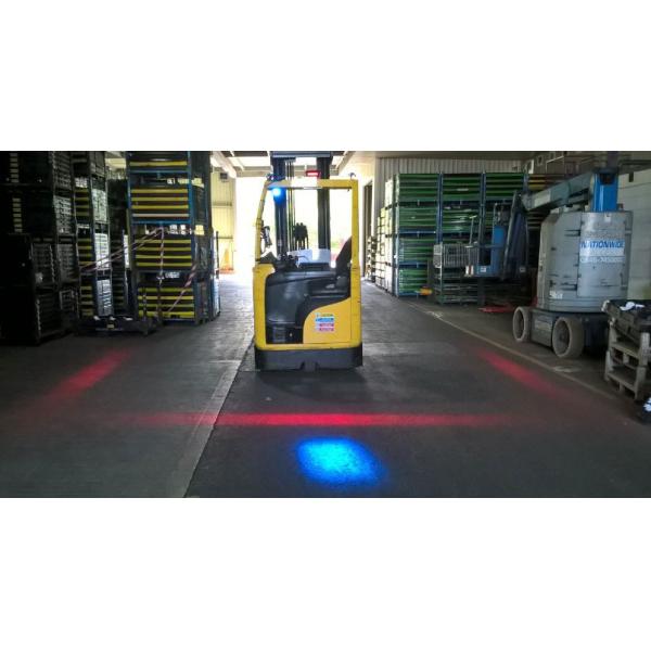 Red Zone Forklift Danger Zone Warning Light,Forklift Halo Light, Side-Mount Pedestrian Safety light