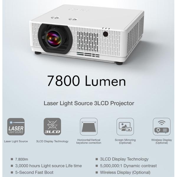 High Brightness 3LCD Large Venue Laser Projector Large Venue