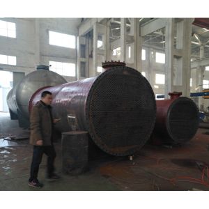 220 Volt Industrial Heat Exchanger / Vertical Shell And Tube Condenser