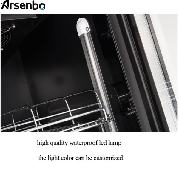 CE Practical Commercial Display Fridge , 1000L Cold Drink Display Refrigerator