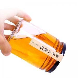 China Safe Transparent Glass Honey Jar Corrosion Resistant For Wedding Favors wholesale