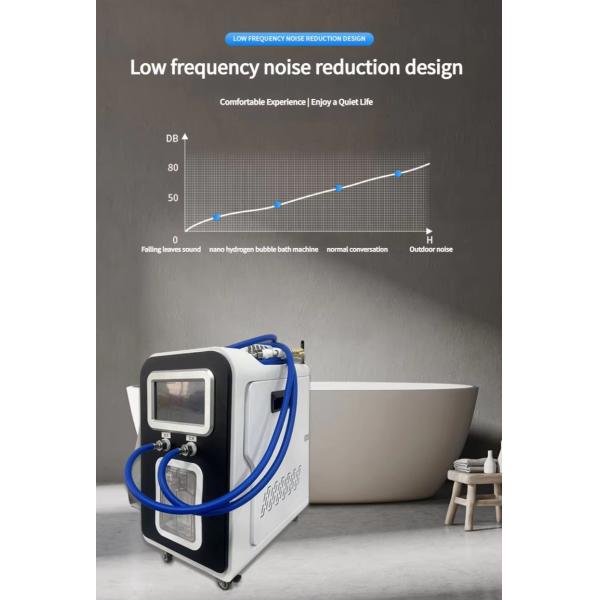 SPA Shower Hydrogen Bath Filter Anti-Aging Molecular Hydrogen And Oxygen Water Machine Nano Bubble For Ionic SPA Bath Weizi