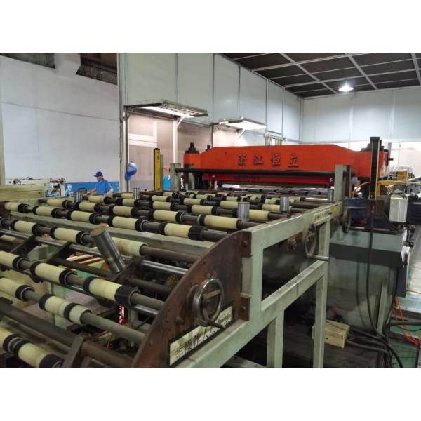 Used Hengli Industrial Coil Cutting Line with pinhole detector