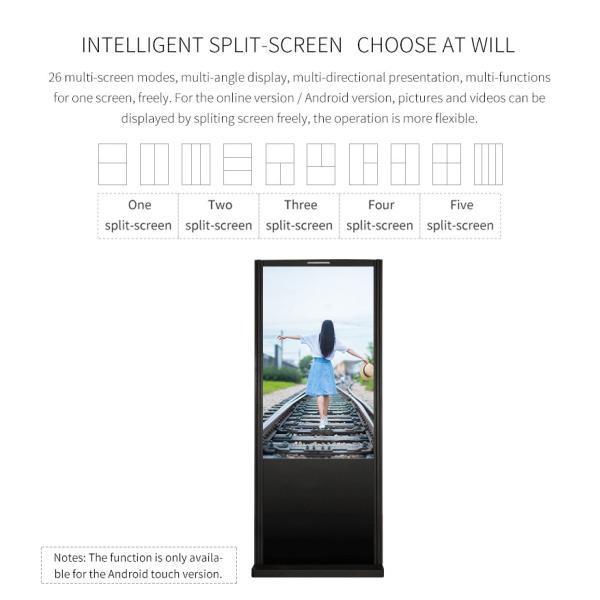 Vertical Outdoor Waterproof Advertising Broadcast Touch Screen LCD Display