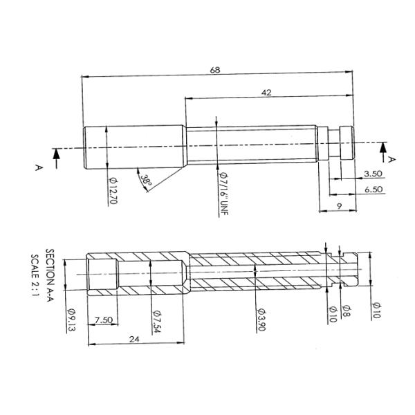 Galvanized Cable End Fittings Threaded Conduit Cap For Passenger Car