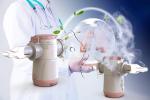 Battery And DC USB Medical Mesh Nebulizer 3.2um Particle Inhalation Machine
