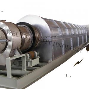 China Fertilizers SUS304 Material Rotary Kiln Dryer With Various Dust Treatment wholesale