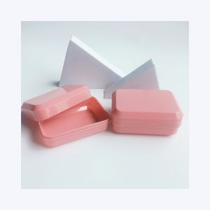 China Candy Color Rectangle Portable Travel Soap Case with Bathroom Plastic Soap Dish Holder wholesale