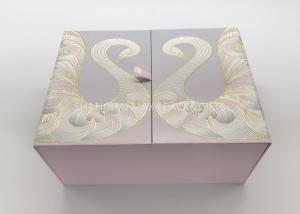China Curated Pretty Branded Gift Boxes , Deluxe Personalized Gift Boxes For Weddings 2 Sides Opening wholesale