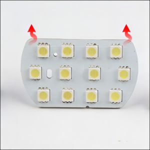 Buy cheap PCB Board Fabrication With 12 High Light LEDs For Car Reading Ligt Supports from wholesalers