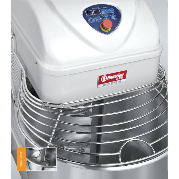 130L Commercial Dough Mixer Machine 11r/min Bowl Speed 50 Kg Spiral Mixer