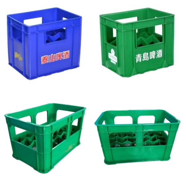 Stackable Beer Bottles Plastic Crates 12/24 Bottles Plastic Beer Crate 12 Bottles Crate Stackable Plastic Storage Box Beer Crate Beer Crate