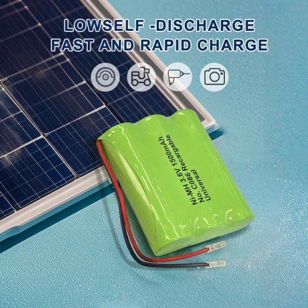 Rechargeable 3.6v Nimh Battery Pack 1C Nickel Metal Hydride Battery Pack