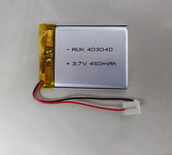 Custom 3.7v 450mah LiPo Battery Lithium Polymer 403040 Battery