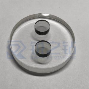 Round Shape Optical CVD Diamond Single Crystal Synthetic Diamond Diameter 2mm To