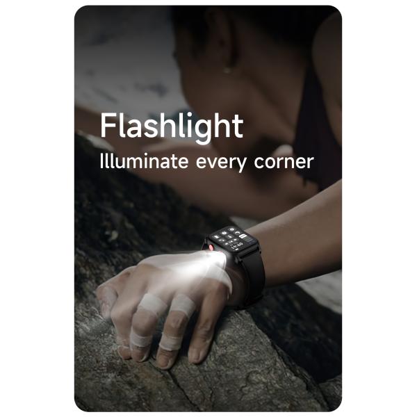 IPS Display Square Shape Smart Watch With 9 Sport Modes And Bluetooth Call