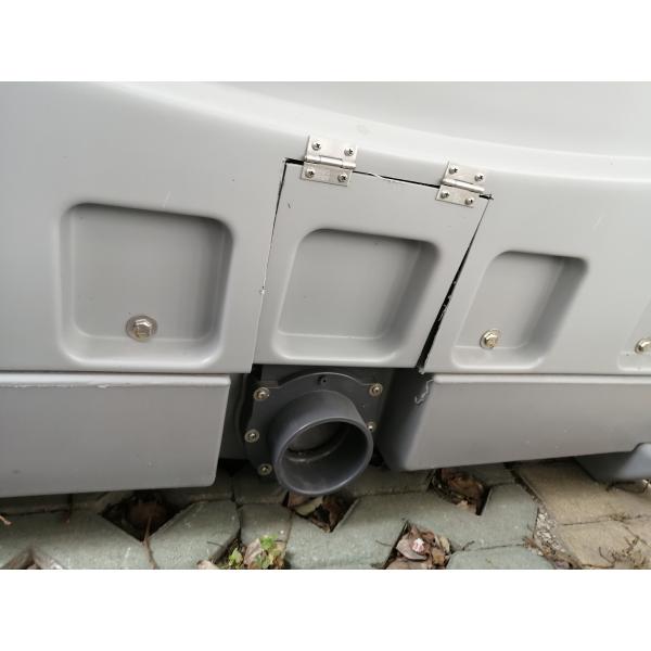 Public WC Portable Container Toilet , Mobile Prefab Plastic Camping Toilet