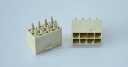 4.2 Double-Row 2*4p Straight Pin Header Tin 100u'' Esternal Leakage 5.0mm Terminals