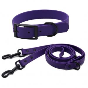 China Waterproof PVC Rubber Dog Leash Set Personalized Dog Collar And Leash Set Long Extendable Dog Lead wholesale