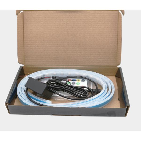 2pcs 30/45/60cm RGBLED Day Time Running Light Slim Sequential Flexible Led Turn Signal Strip