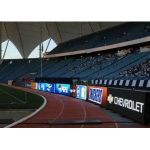 China 1R1G1B Advertising Football Stadium Perimeter Led Screen P16 1920 Hz on sale