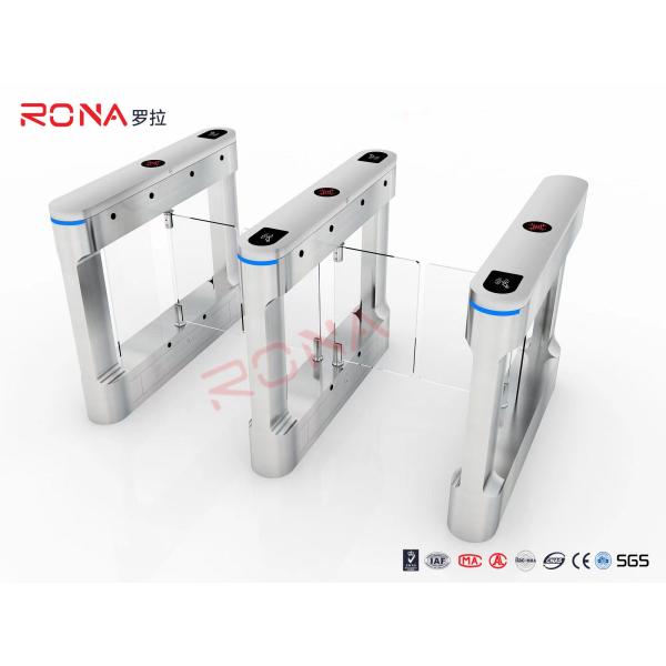 Slim Speed Gate Turnstile Access Management Automatic Swing Gates With Face