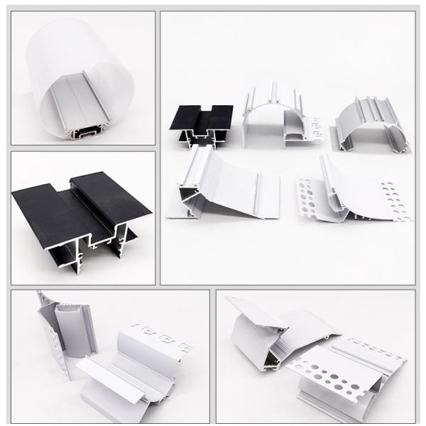 Anodized Aluminium Led Strip Light Channel Profile Extruded T8 Temper