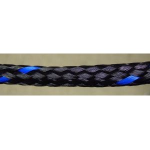 China Polyethylene Diamond Braided Rope White Blue Mixed Hollow Braid Rope wholesale