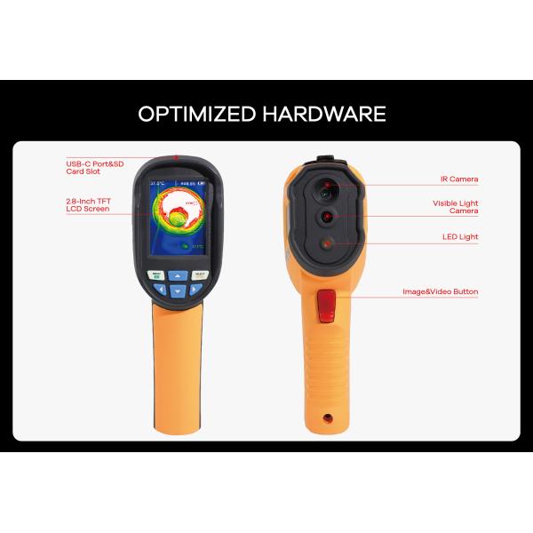 LSJ Thermal Imager Camera High Resolution for Water Leak Detection Pipe Good Price Stainless Steel Probe Temperature Measurement