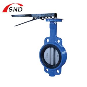China Wafer Type Ductile Iron Butterfly Valve For Industrial Pipelines wholesale